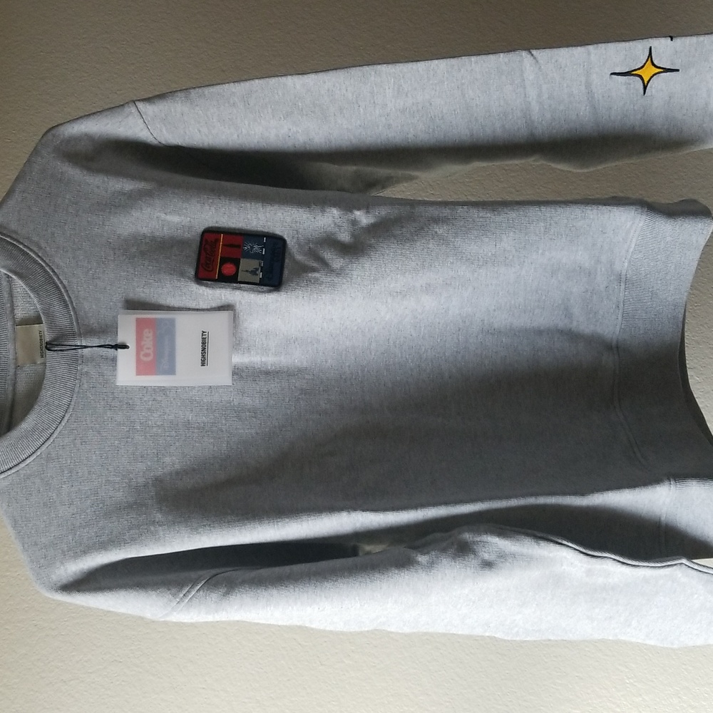 Highsnobiety Coca-Cola x Disneyland Paris Crew Sweatshirt in Gray, Medium